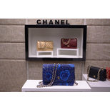 Chanel Camellia embossed ORIGINAL lambskin leather mini flap